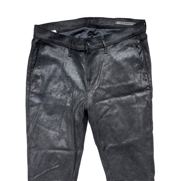 $850 rag & bone Black Lamb Leather Pants - 27 - Picture 7 of 7